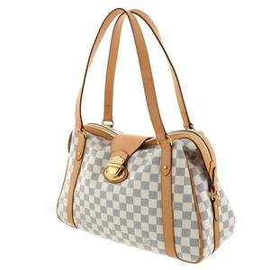 Louis Vuitton Bag Stresa White Bag Shoulder Azur Damier Messenger PM